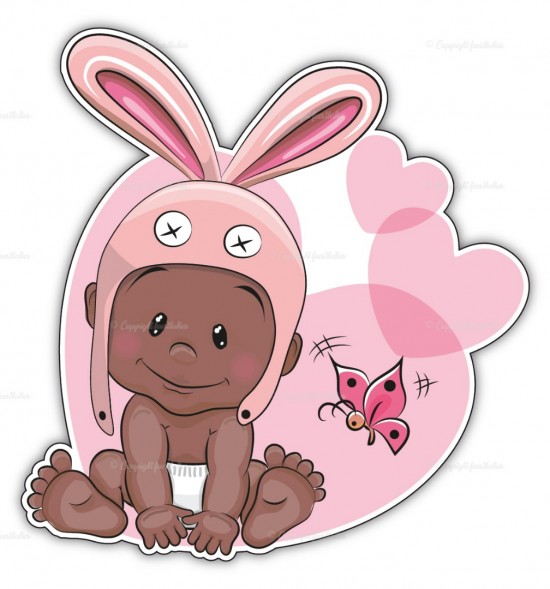 Geboortebord baby konijnoor meisje 3