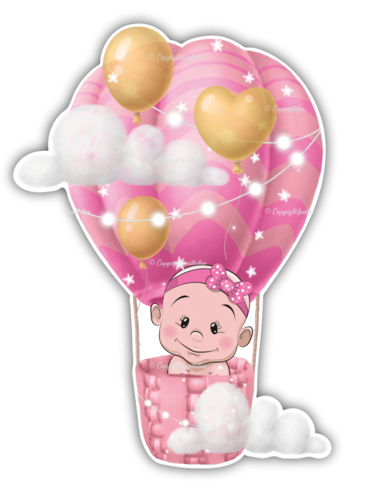 Ballon baby meisje 01