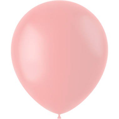 Ballonnen powder pink mat 33cm