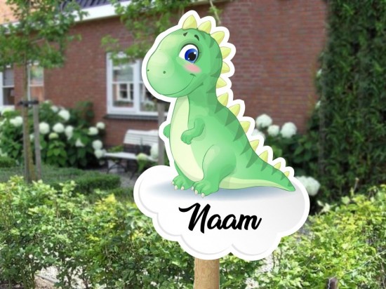 Dino geboortebord