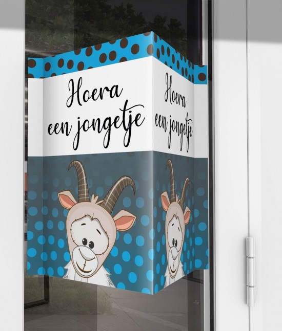 Geboorte raambord geitje