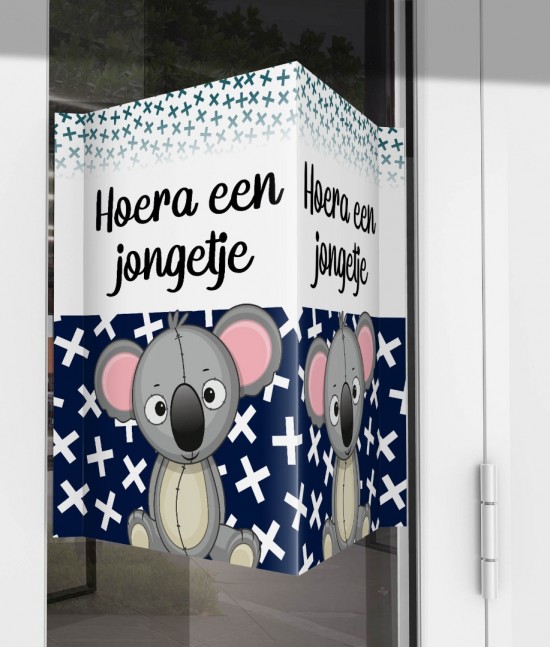 Geboorte raambord koala