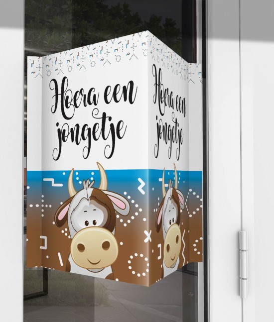 Geboorte raambord koetje