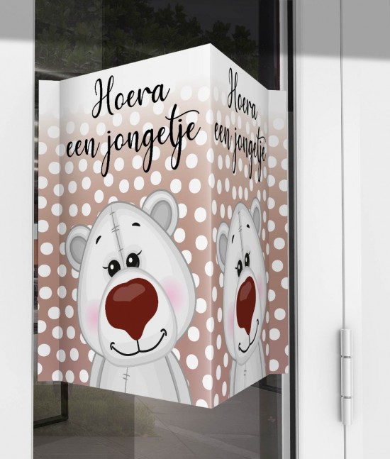 Geboorte raambord witte beer v2