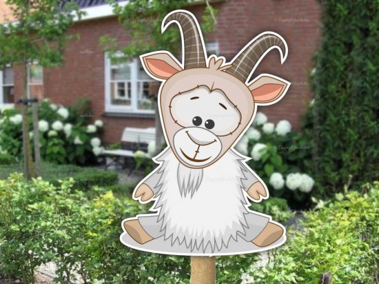 Geboortebord buiten geitje