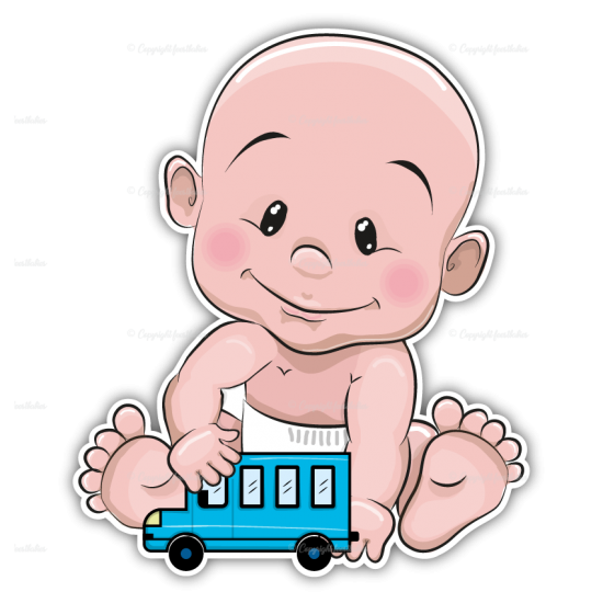 Geboortebord happy baby jongentekengebied 1