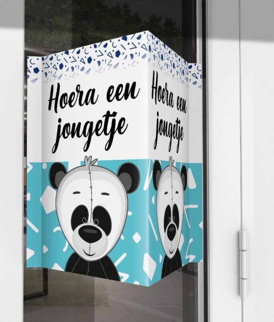 Geboorteraambord panda