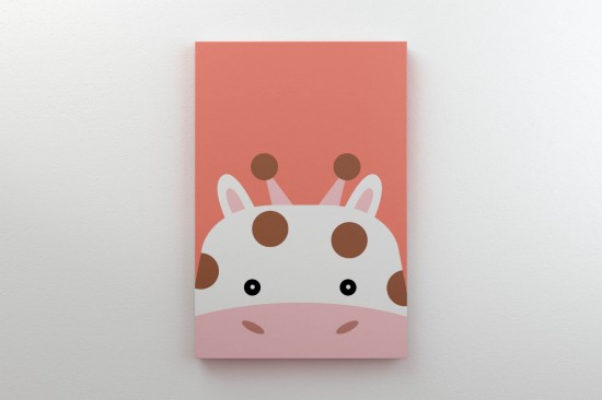 Giraffe canvas