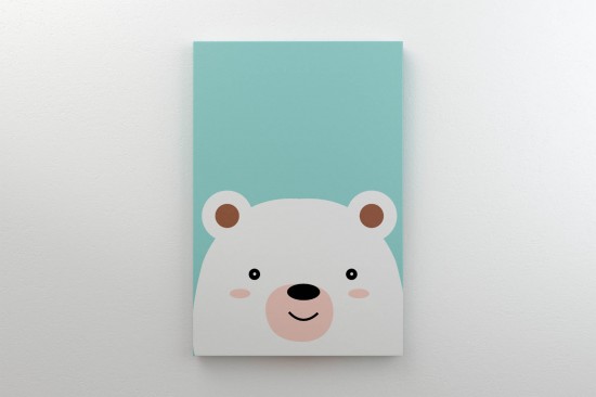 Ijsbeer canvas