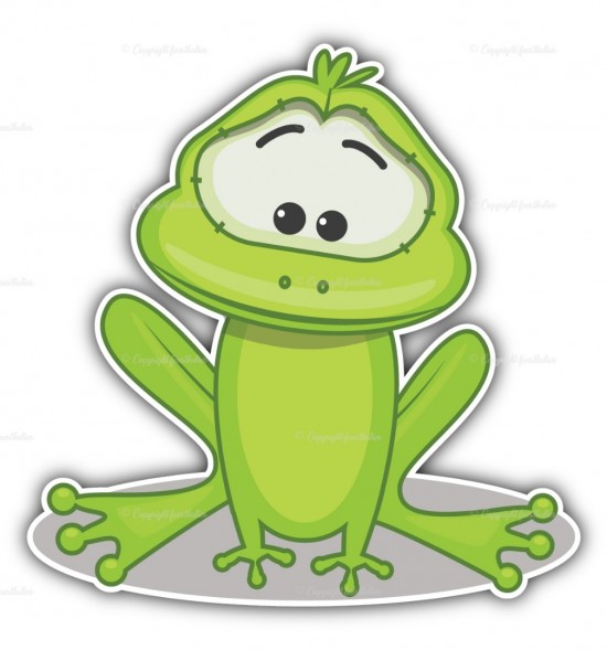 Geboortebord kikkertje