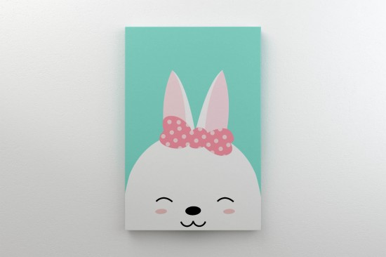 Konijn canvas
