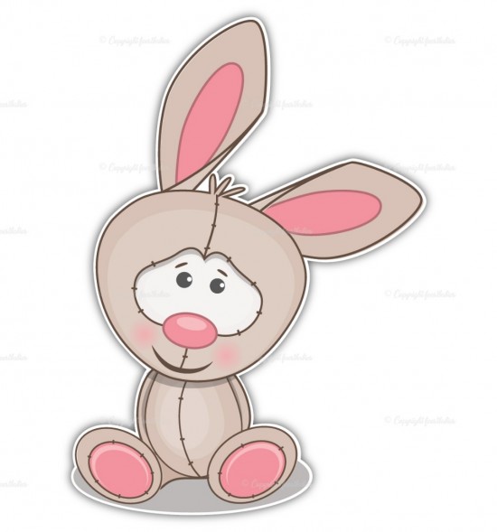 Geboortebord konijntje