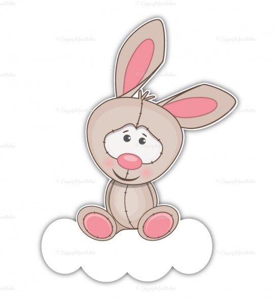 Geboortebord Konijntje