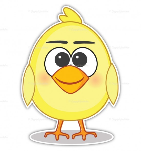 Geboortebord kuikentje