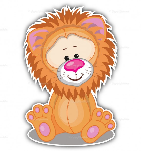 Geboortebord leeuwtje