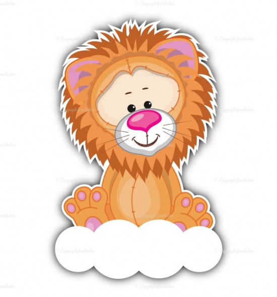 geboortebord Leeuwtje