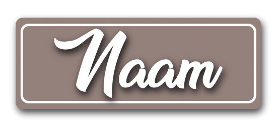 Naamborden webshop 10