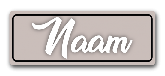 Naamborden webshop 15