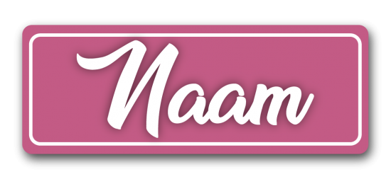 Naamborden webshop 21