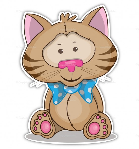 Geboortebord poesje jongetje