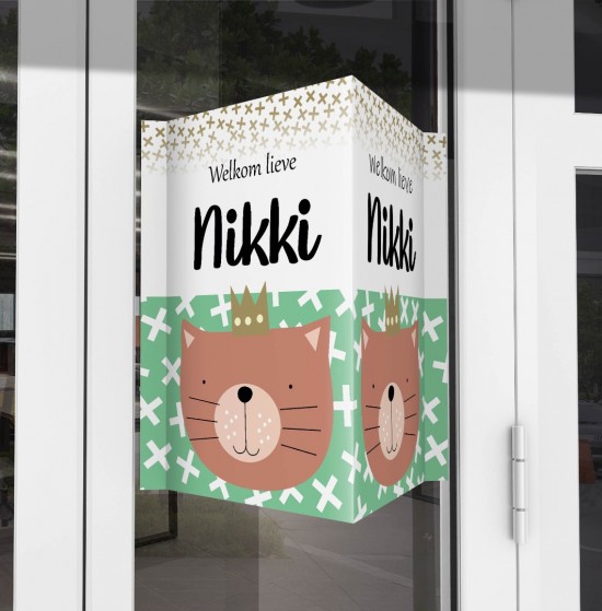 Signmockupbruine poes