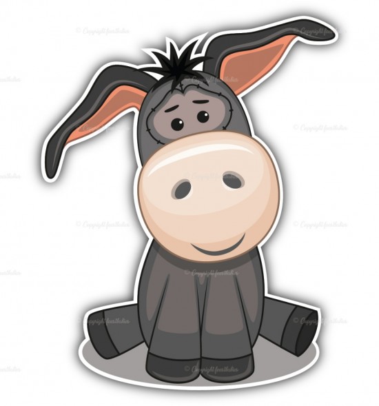 Geboortebord ezeltje