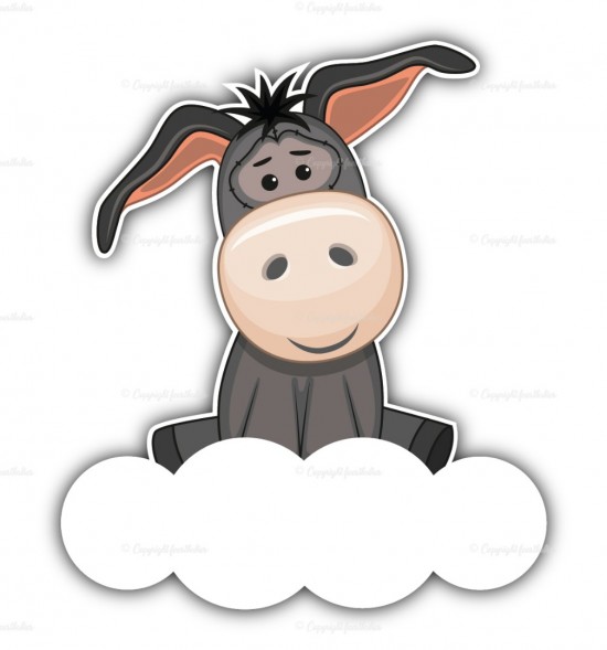 Geboortebord Ezeltje