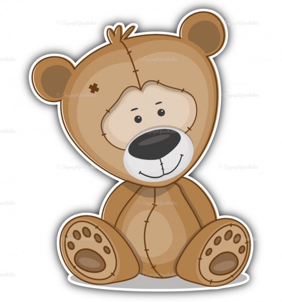 Geboortebord teddybeer